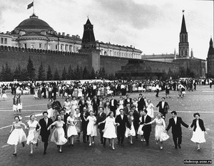 Выпускной на Красной площади, 1960 г.